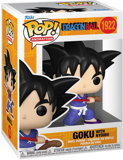 Animation Funko pop : dragon ball - goku avec nyoibo pop #1922