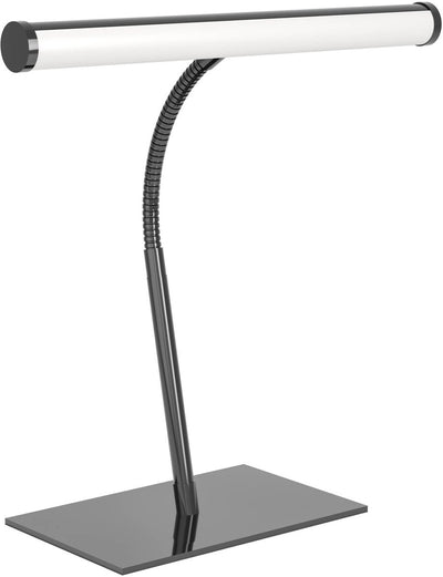 Lampe de table Eglo riccione - lampe de bureau - 39,5 cm - nickel noir - lumière blanche réglable (lumière chaude, neutre et lumière du jour) - dimmable