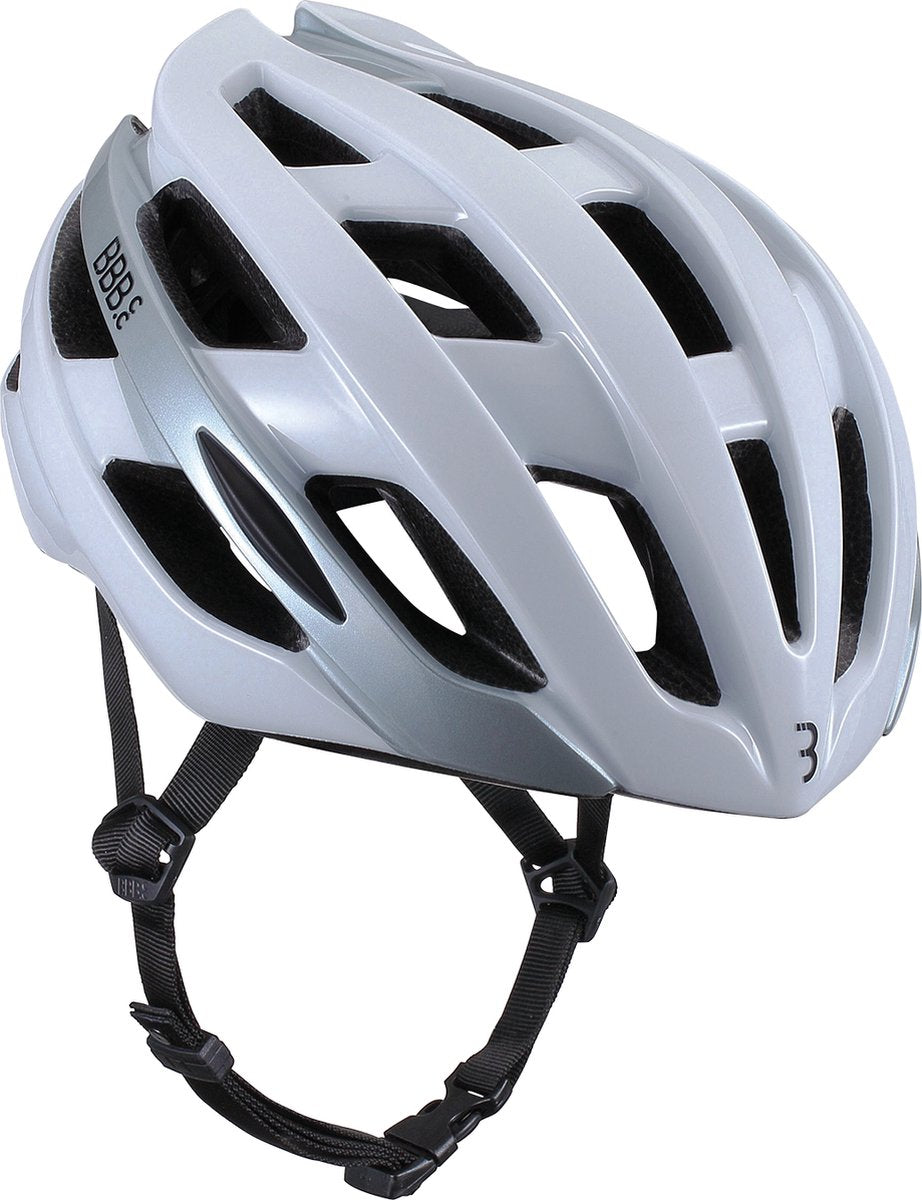 Bbb cycling hawk casque de vélo de course - grand : 58-62 cm - casque de cyclisme - casque de vélo adultes - casque de sport - blanc brillant - taille l - bhe-151