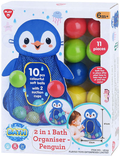 Jouez à Bath Tars Storers Penguin avec des balles, 11dlg.