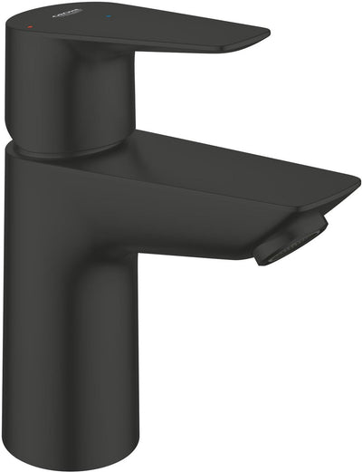 Mitigeur de lavabo Grohe Start Edge taille S – économie d'énergie (es) – sans plomb (zéro) – ouverture par pression – noir mat
