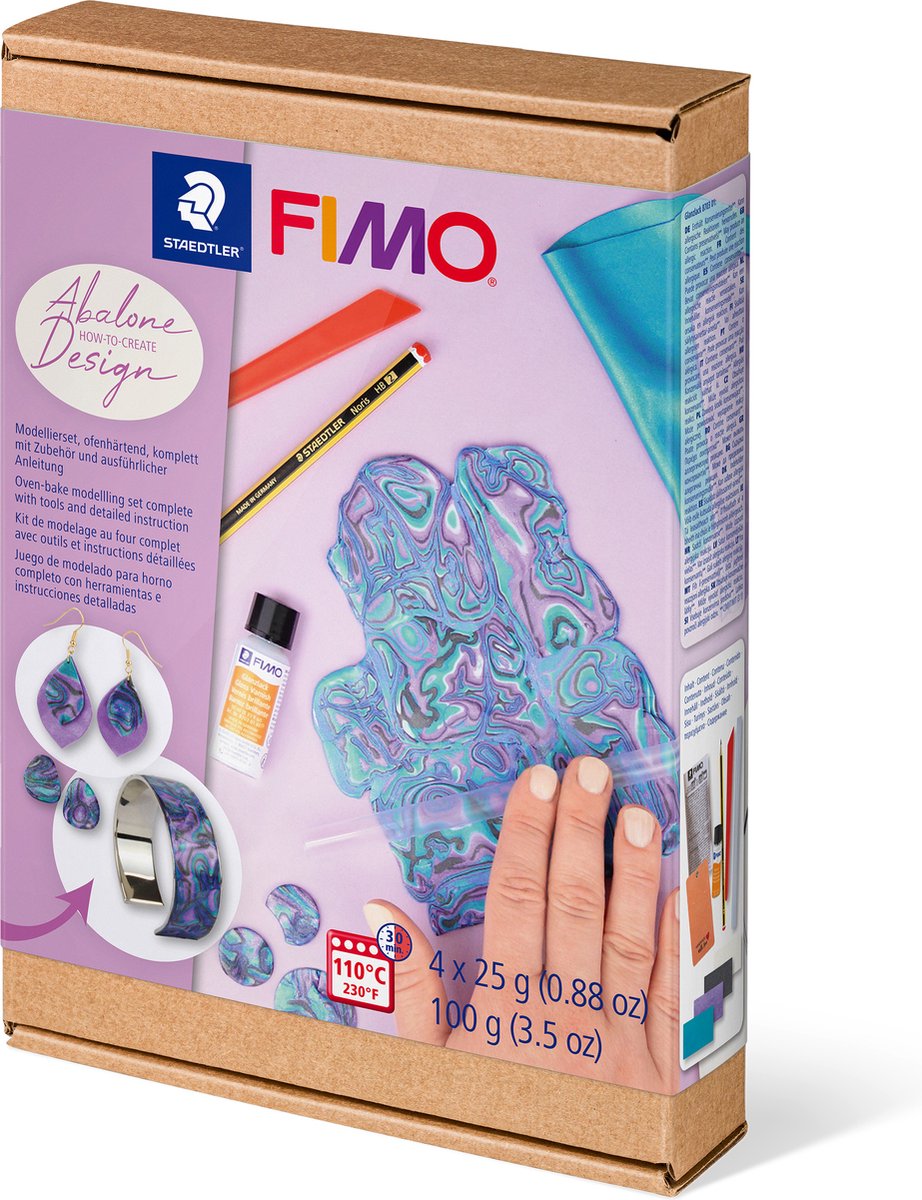 Ensemble comment créer Fimo « design abalone »