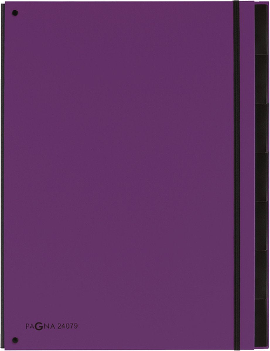 Chemise de tri Pagna tendance 7 onglets a4 lilas