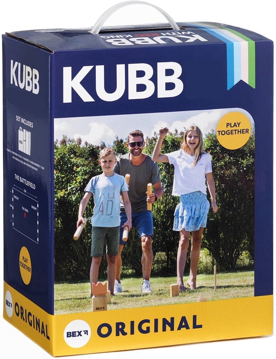 Kubb Original Rubberhout
