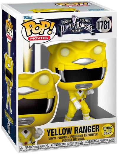 Funko-pop ! films : Mighty Morpin Power Rangers le film - Ranger jaune (lueur dans le noir) #1781