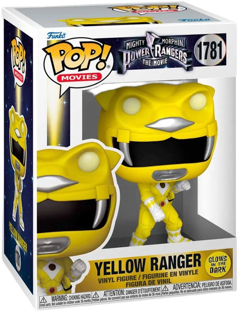 Funko-pop ! films : Mighty Morpin Power Rangers le film - Ranger jaune (lueur dans le noir) #1781