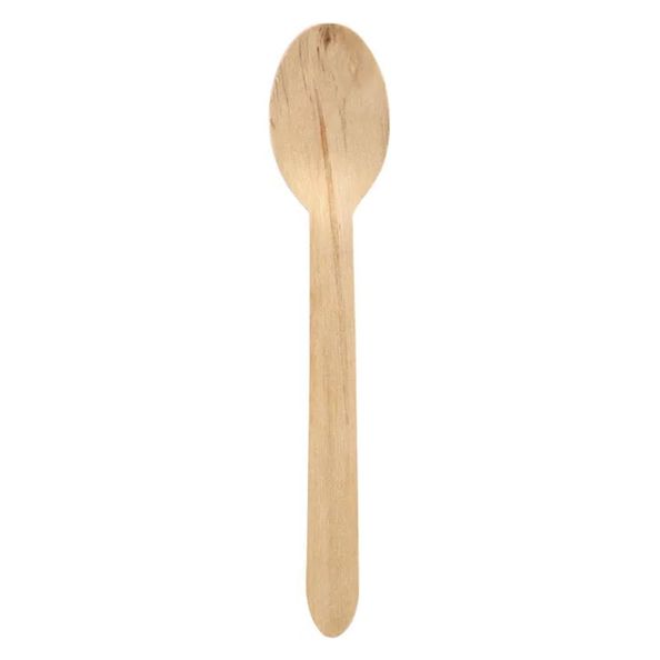 Cuillère en bois 16 cm (250 pièces)