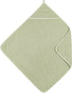 Cape de bain bébé popcorn Meyco - olive douce - 75x75cm