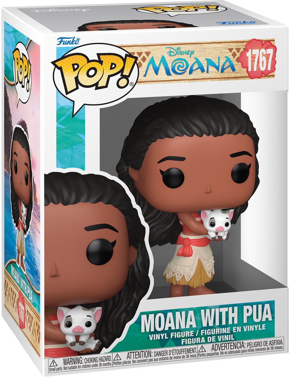 Funko-pop ! Disney : Moana - Moana avec pua #1767