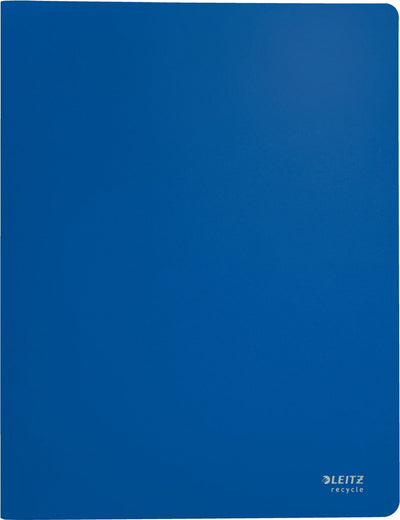 Album Leitz recycle show a4 - 40 couvertures - 90 % de plastique recyclé pré et post consommation - bleu
