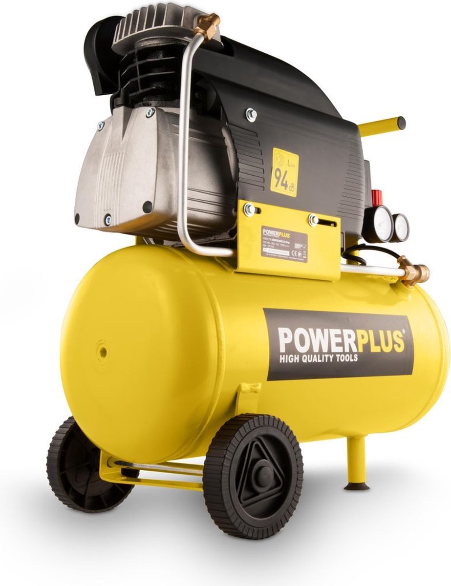 Compresseur Powerplus powx1735 - compresseur d'air - 1500w - 8 bar - capacité du réservoir 24l