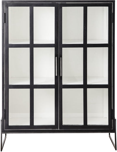 Bloomingville - armoire opale - noir - chêne