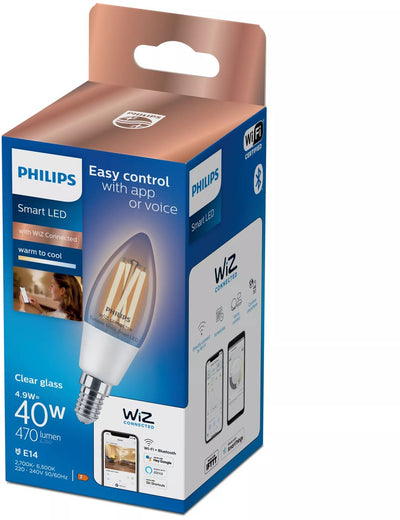 Philips LED Philips Smart LED E14 5W 470lm 2700K-6500K Bougie