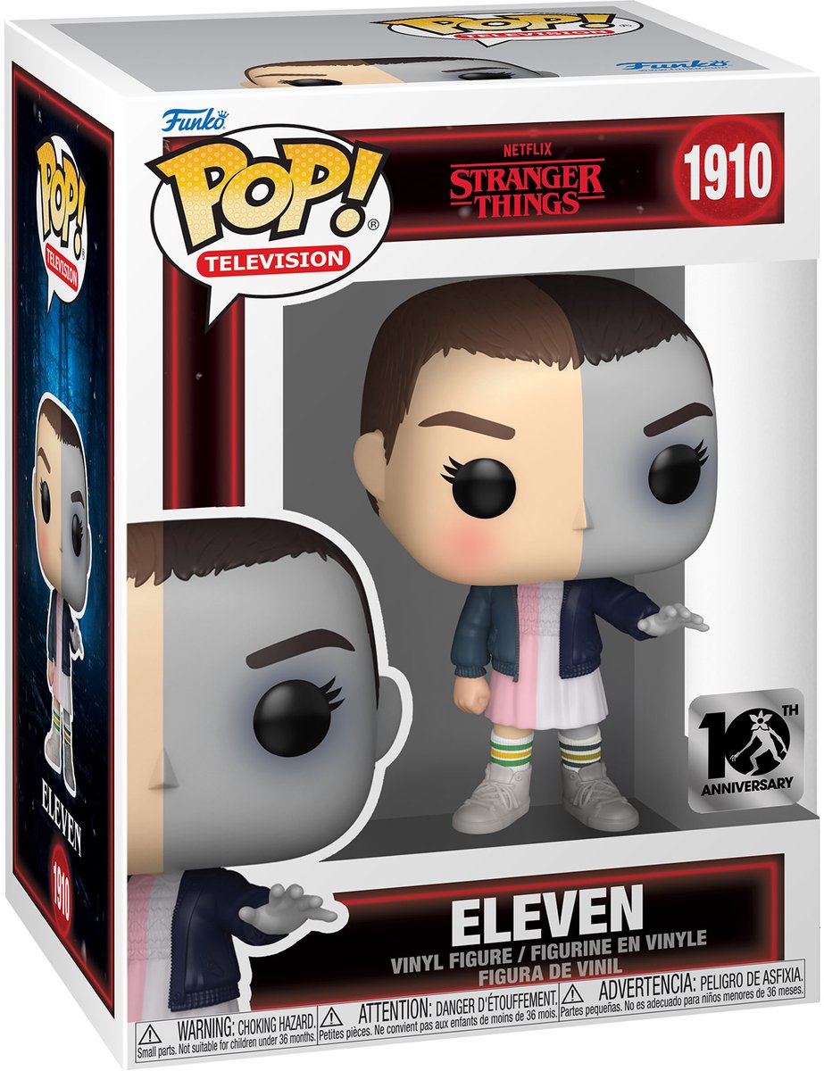 Funko-pop ! télévision : choses étranges - onze (split) #1910