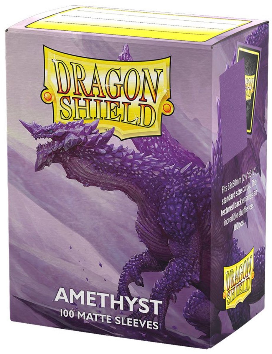 Dragonshield 100 coffret pochettes améthyste mat