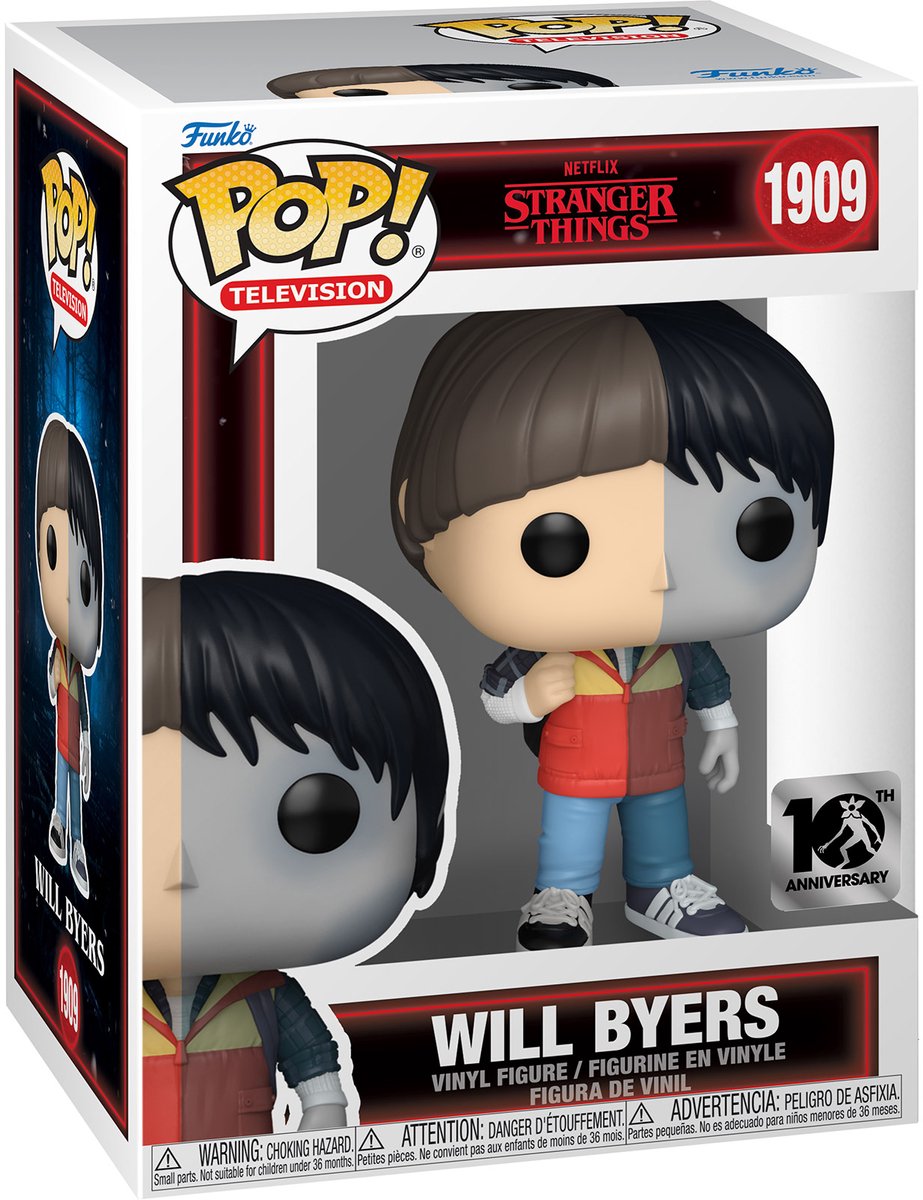 Funko-pop ! télévision : choses étranges - will byers (split) #1909
