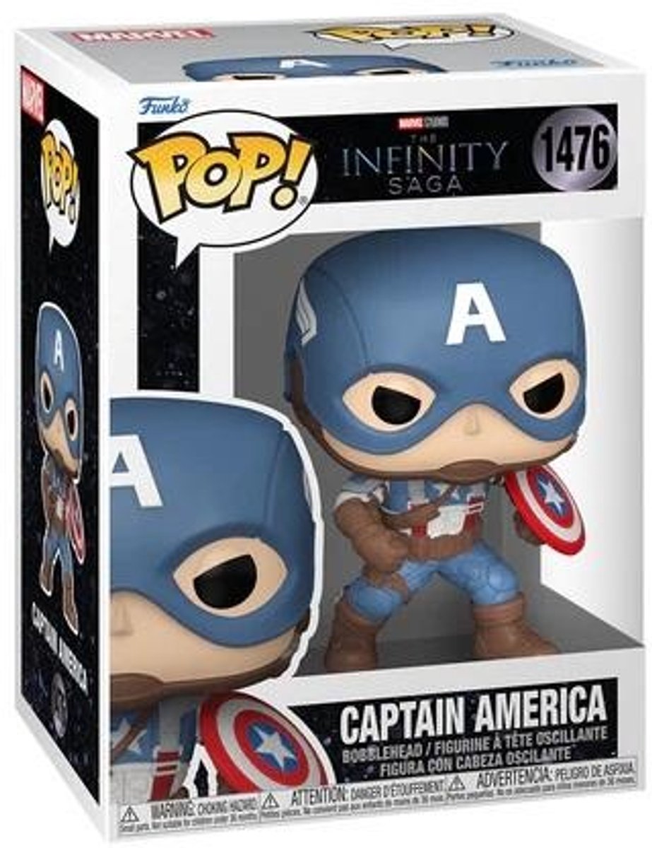 Funko pop merveille : la saga infinie - Captain America pop #1476