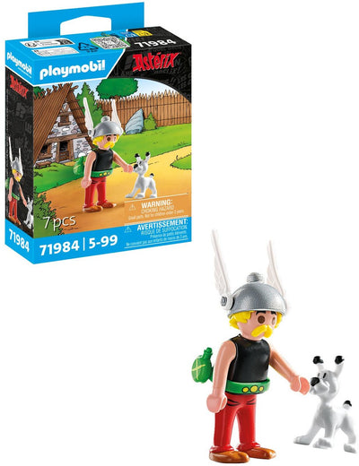 Playmobil 71984 astérix et idefix, astérix, personnages de dessins animés, à partir de 5 ans