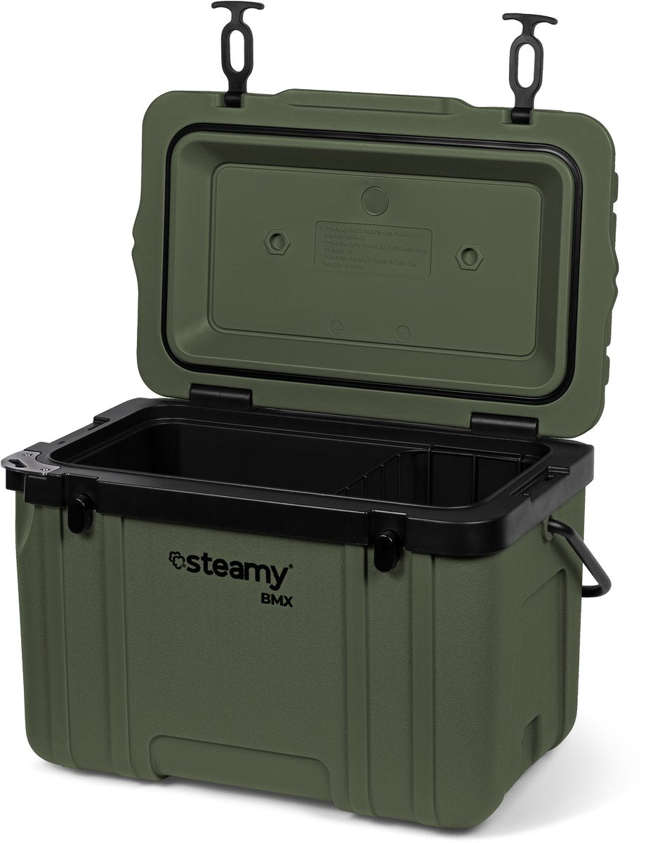 Steamy bmx 26 - glacière pour chantier - 26 litres - verte
