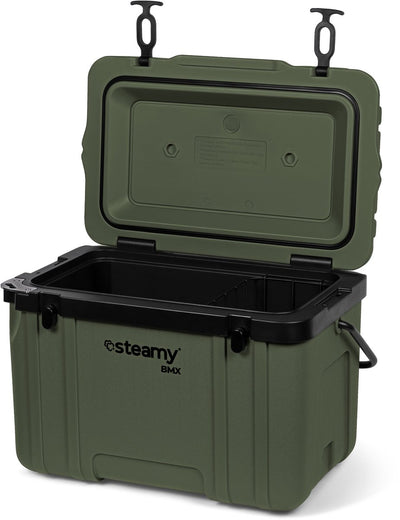 Steamy bmx 26 - glacière pour chantier - 26 litres - verte