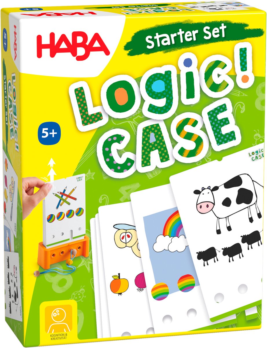 Logique du coffret de démarrage Haba ! caisse 5+ papier junior 45 pièces