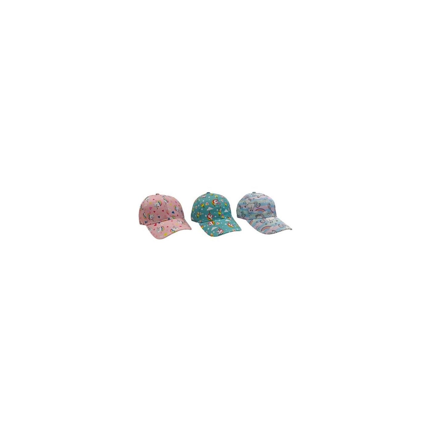 Casquette de baseball pour enfants licornes 3ass.