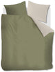 Vtwonen - housse de couette duo - lits jumeaux - 240x200 220cm - vert olive