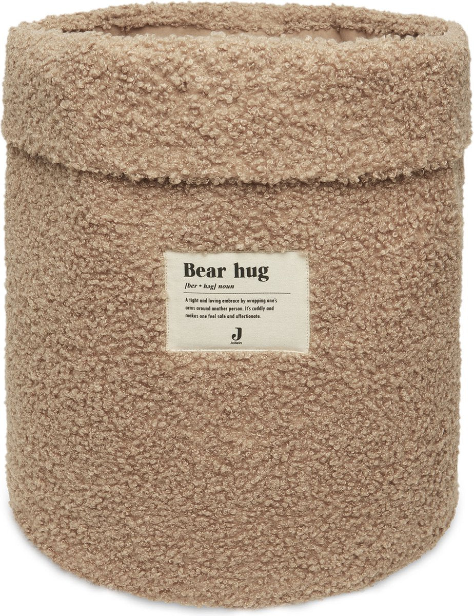 Jollein panier de rangement boucle - biscuit