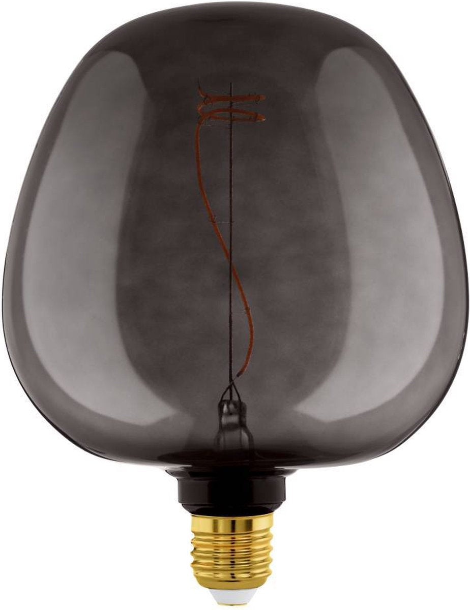 Lampe LED Eglo - E27 - ø 19 cm - G190 - noir - 2000k - dimmable