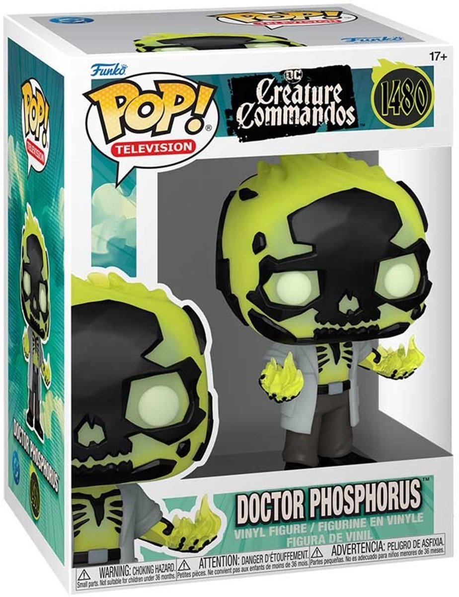 Funko-pop ! DC Comics : Commandes de créatures - Docteur Phosphorus #1480