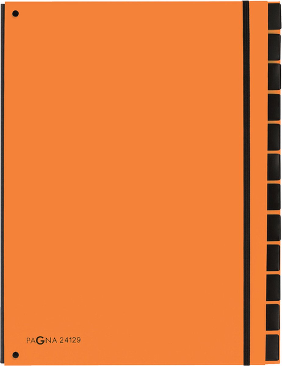Pagna chemise de tri tendance 12 onglets a4 orange