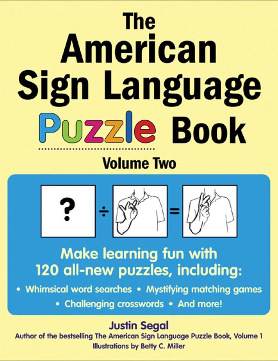 Le livre de puzzles en langue des signes américaine, volume 2