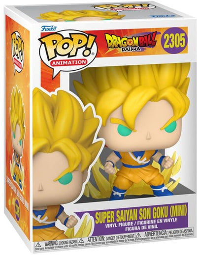 Funko Dragon Ball Super Saiyan Son Goku (mini) (édition Chase possible !) figurine en vinyle 2305 unisexe pop ! - neutre - standard