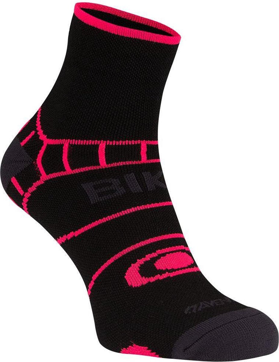 Avento chaussettes de cyclisme avec climayarn - noir rose - 39-42