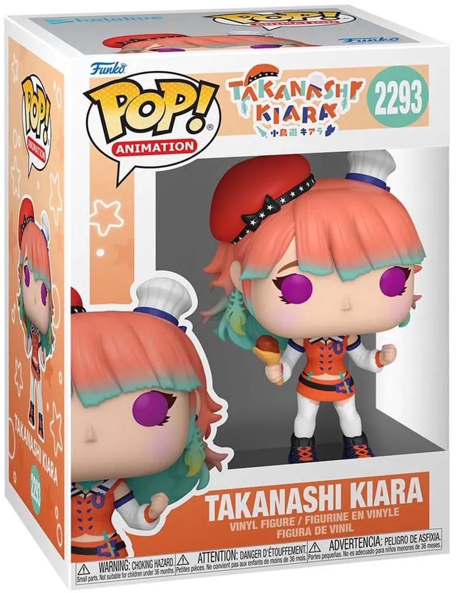 Funko hololive takanashi kiara (animation pop!) figurine en vinyle 2293 pop unisexe! - neutre - standard