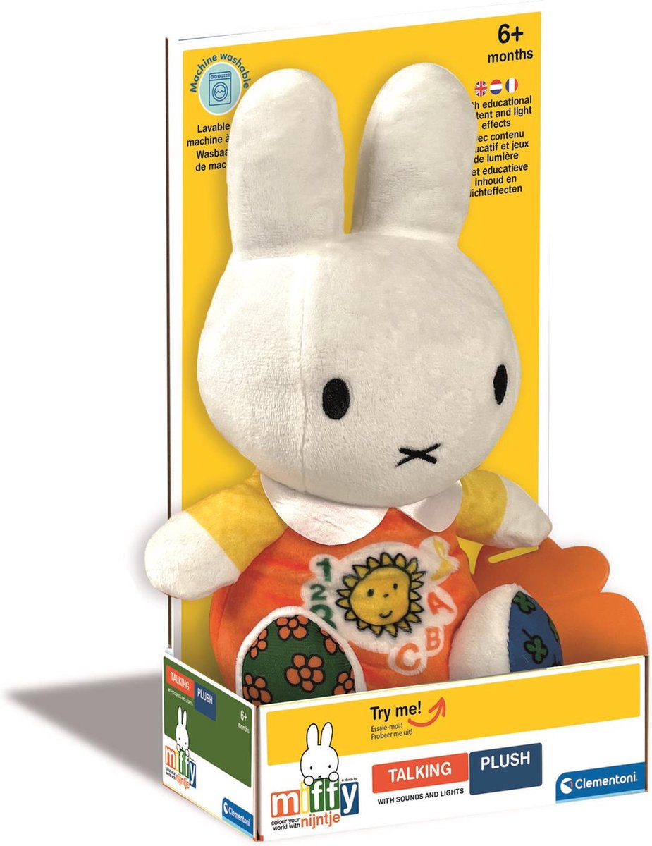 Clementoni Nijntje HUG PLUSH Talk