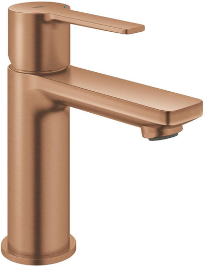 Grohe Lineare nouveau mitigeur de lavabo taille XS – push-open – ecojoy – fastfixation plus – brossé chaud coucher de soleil