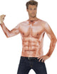 Vegaoo tee-shirt faux muscles - déguisements - moyen