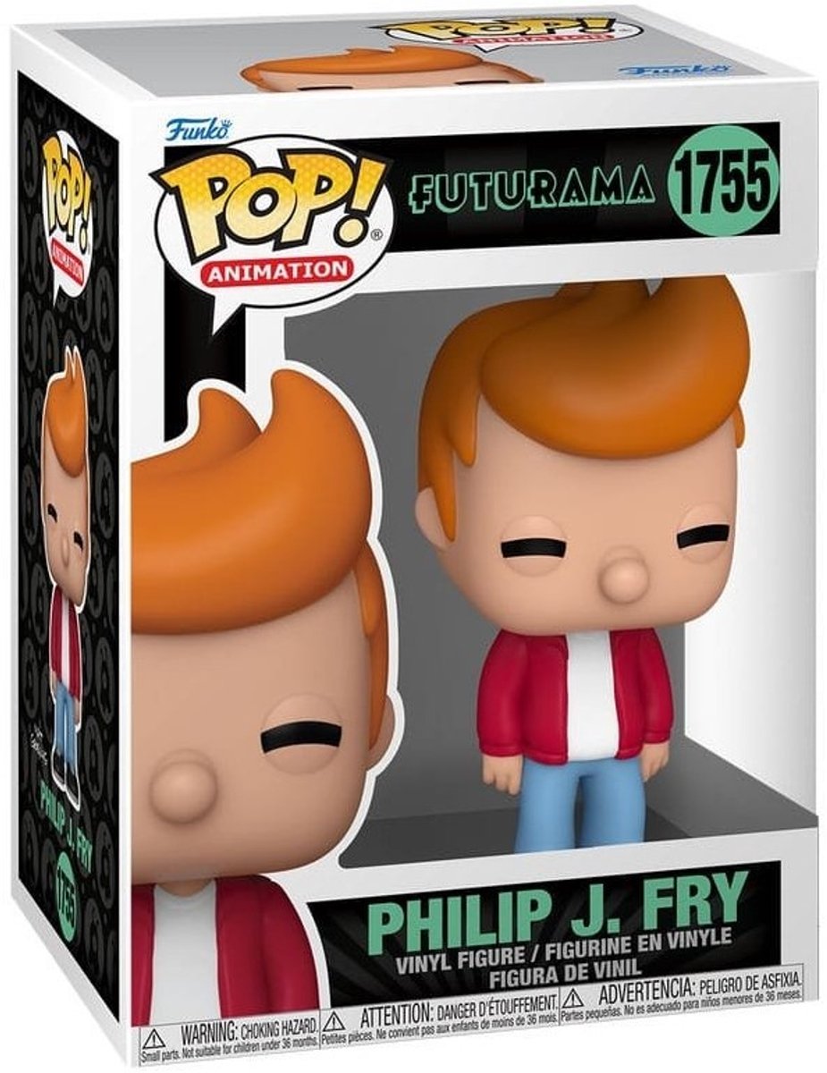 Animation Funko pop : futurama - philip j. frite pop #1755
