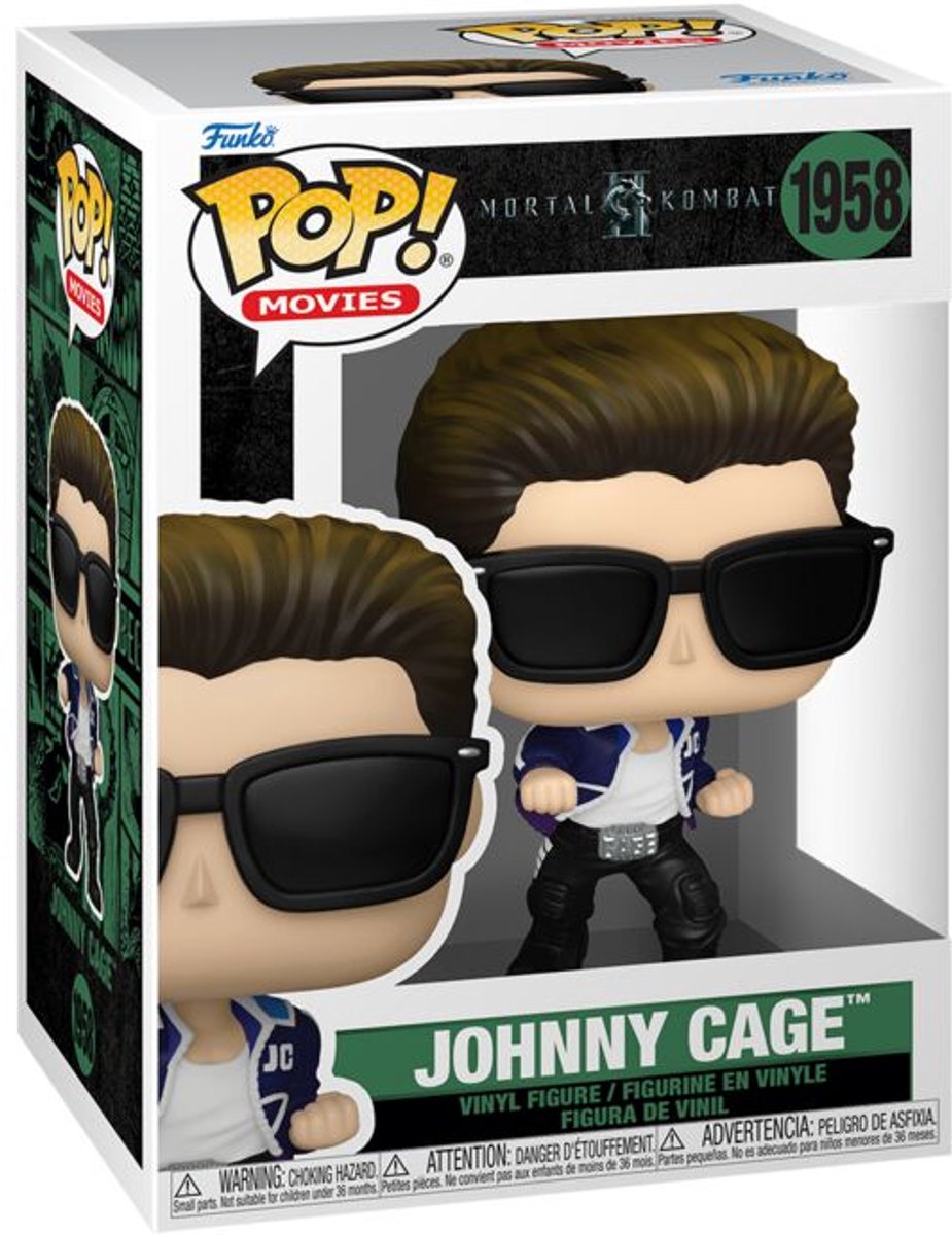Funko Mortal Kombat Johnny Cage figurine en vinyle 1958 unisexe pop ! - neutre - standard