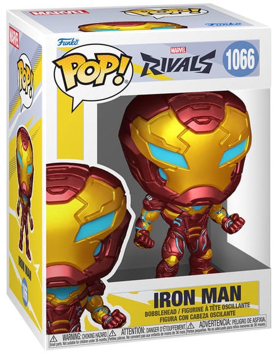 Funko-pop ! - rivaux - figurine Marvel - Iron Man - #1066
