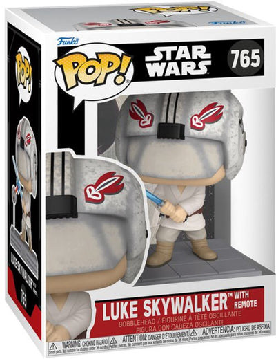 Funko Star Wars Luke Skywalker avec figurine en vinyle à distance 765 pop unisexe ! - neutre - standard