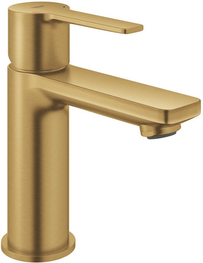 Grohe Lineare nouveau mitigeur de lavabo taille XS – push-open – ecojoy – fastfixation plus – brossé cool Sunrise
