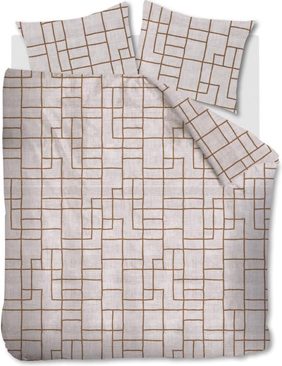 Housse de couette Vtwonen pojagi - double - 200x200 220 - rouge brique
