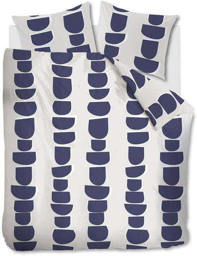 Housse de couette Vtwonen moons - lits jumeaux - 240x200 220 cm - indigo