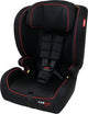 Siège auto Carkids i-size jessie - conforme à la norme i-size r-129 - pour enfants de 76 à 150 cm - avec connexion isofix top tether - noir rouge