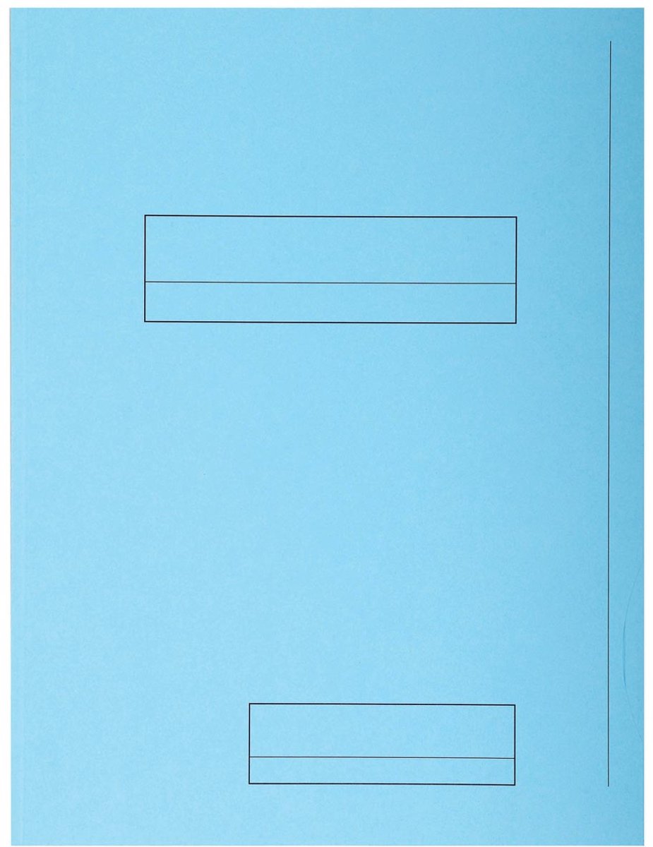 Dossier de fichiers Exacompta super 210 | paquet de 50 pièces | bleu
