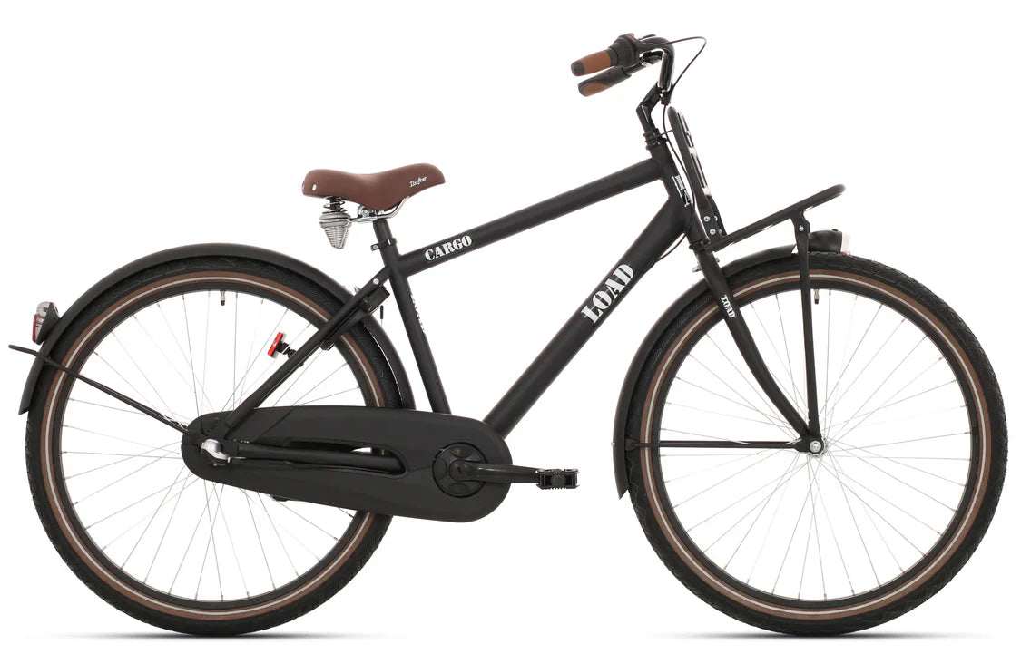 BikeFun Charge 26 Boy Bike with 3 Gears Brake Hub - Matt Black