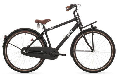 BikeFun Charge 26 Boy Bike with 3 Gears Brake Hub - Matt Black