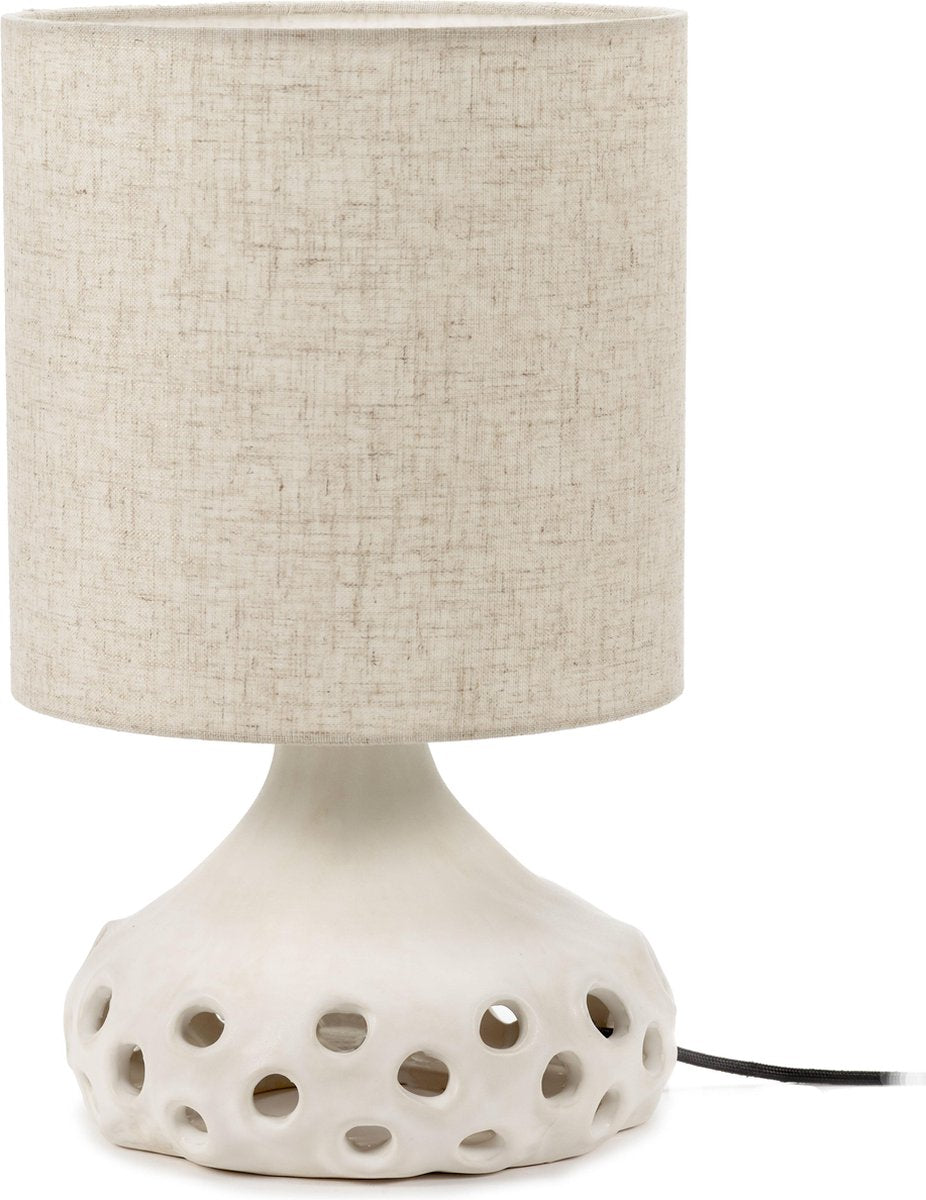 Serax - sophie casier oya - lampe de table - beige - 25 ø - h 42,00cm - 3,28kg